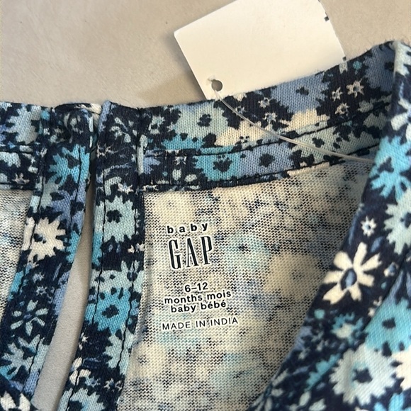 GAP - NWT - Floral Blue and White Dress - Picture 2 of 3